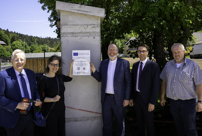 Übergabe Plakette