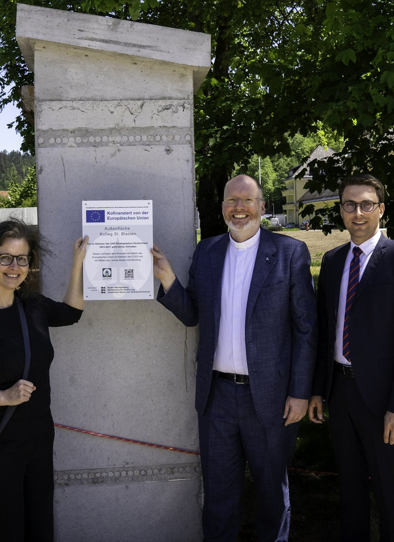 Übergabe Plakette