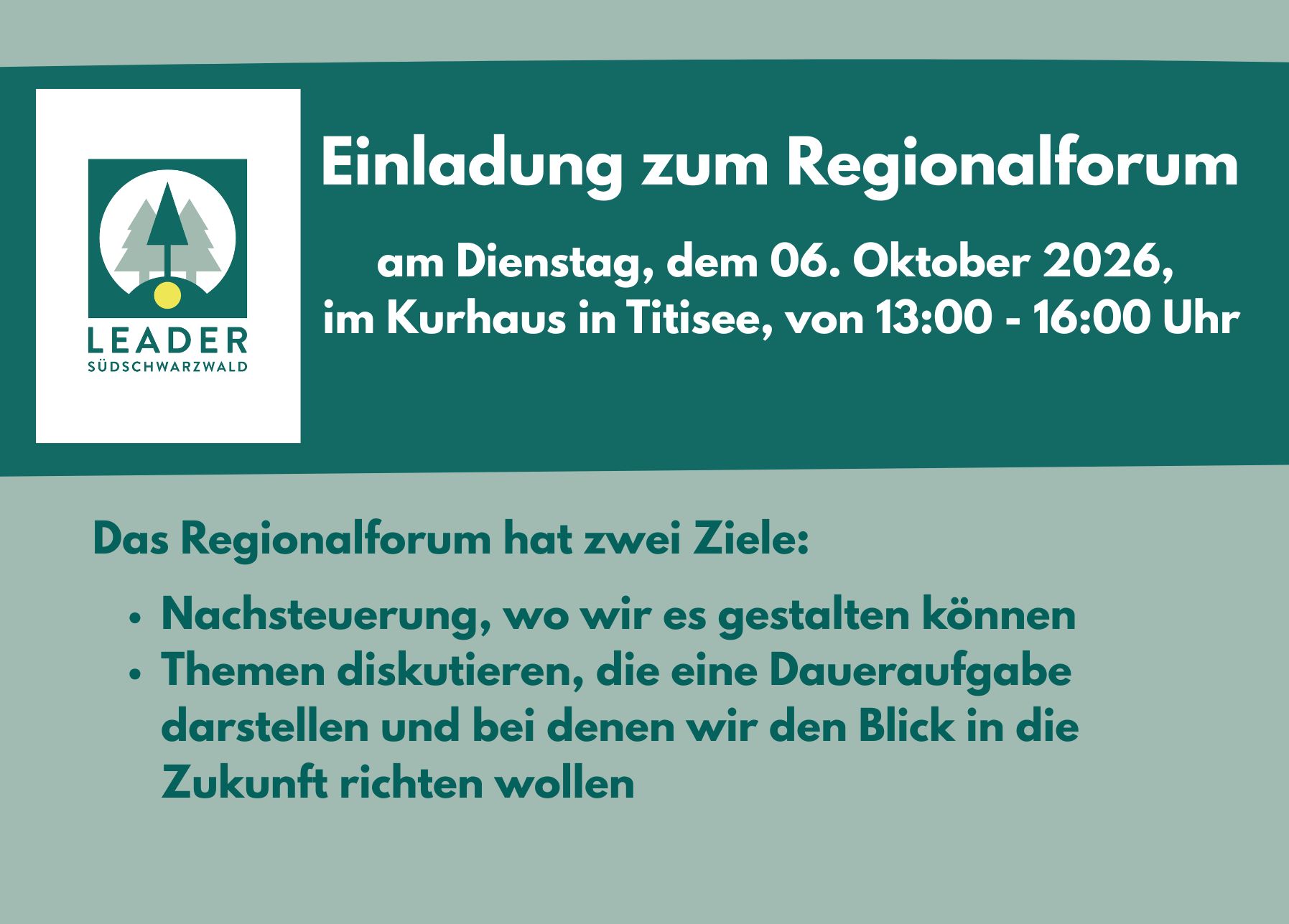 Regionalforum-Einladung